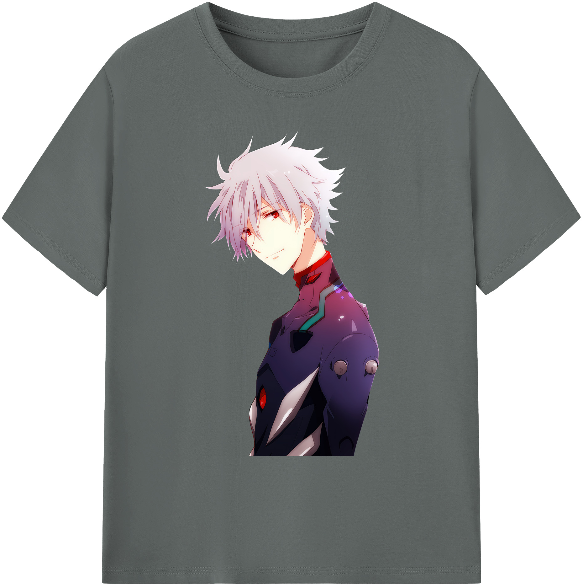 （画像用） EVA 新世紀エヴァンゲリオン 綿100％ メンズ半袖Tシャツ｜肌触りやわらか＆通気性